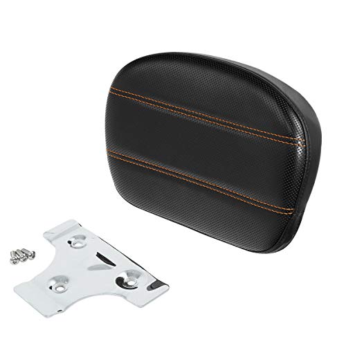 Detachable Sissy Bar Backrest Pad Fits For Harley 1997-2023 Touring Road King Tri Glide Street Glide Road Glide Electra Glide 2018-2023 Softail Slim FLSL Low Rider FXLR - color: Style G# 3