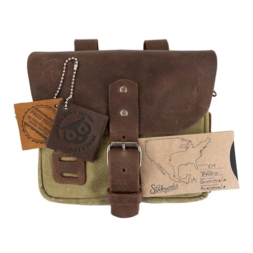 Hide & Drink, Survival Camping Pouch, Belt Loop, Rustic and Handy Tool Bag, Weather Resistant Outdoor Accessories, Traveling Essentials, Waxed Canvas, Handmade - color: Waxed Canvas