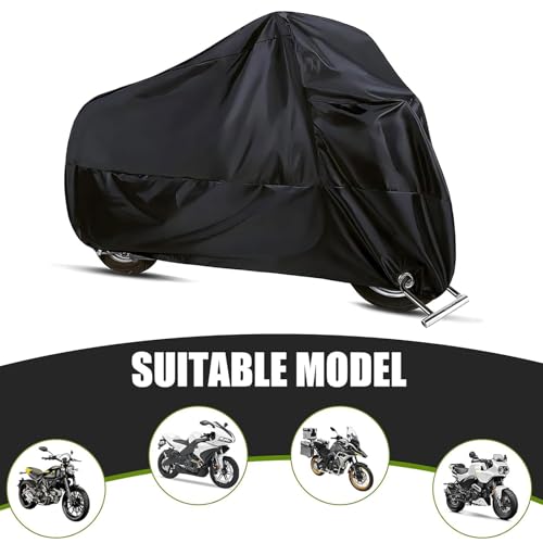 Shakas Motorcycle Jersey, 190T Polyester All Season Body Protector, Snap-on Fixed Multi-functional Portable Accessory, Universal Fit for Most Motorcycle Scooters (Black)