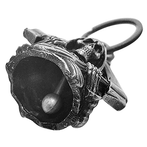 Dream Apparel Motorcycle Bell Guardian Angel Drive Away Gremlin, Biker Bell for Men Women Rider Riding, Good Luck Gift - color: Grim Reaper