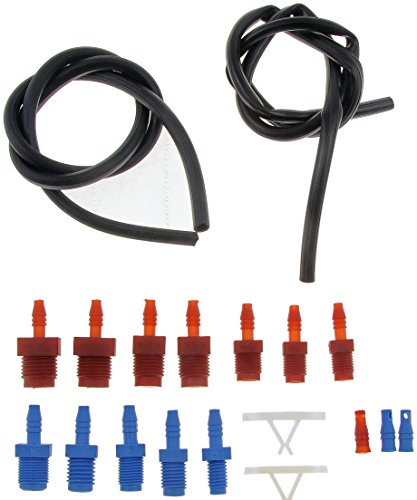 Dorman 13911 Master Cylinder Bleeder Kit - 22 In. Hose, Clip, And Sae And Metric Fittings Universal Fit