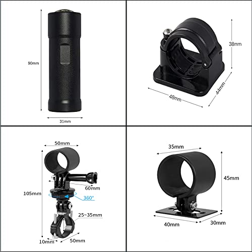 VSYSTO Bike Camera, WiFi Helmet Camera for Motorcycle Bike, Remote Control, 2K Waterproof WDR 170° Super Wide Angle Night Vision SONYIMX335 Lens Portable Bicycle Dash Cam, Loop Recording, G-Sensor - style: Single Camera