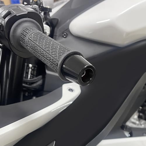 MFGZD 650 Motorcycle Bar End Plugs, CNC Aluminum Alloy Handlebar End Plugs Compatible With Ninja650 2017-2025 / For Versys 650 2015-2025 / Z650 2017-2025 / Z650RS 2022-2025 / For V-Strom650 - size: For 650 black