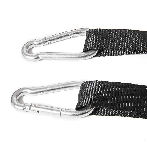 MOTO4U Motorcycle Handlebar Tie Down Straps with Ratchets and Snap Hooks,Heavy Duty Motorcycle Dirt Bike Handlebar Tie Down Strap with Ratchets Front Handle Tie Down in Red