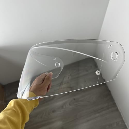 YOURNAME HJ33 Shield for HJC I90,i91 Face Shield Uv-protected Visera Casco Moto Visera Casco Moto (Clear-For Day &Night) - color: Clear-for Day &Night