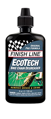 Finish Line Drivetrain Kit for Bicycles, Includes Grunge Brush, 2oz Dry Lube, 4oz EcoTech Degreaser, Complete Bike Cleaning and Lubrication System for Chains, Cassettes, and Drivetrain Components | bike-cleaning-tools