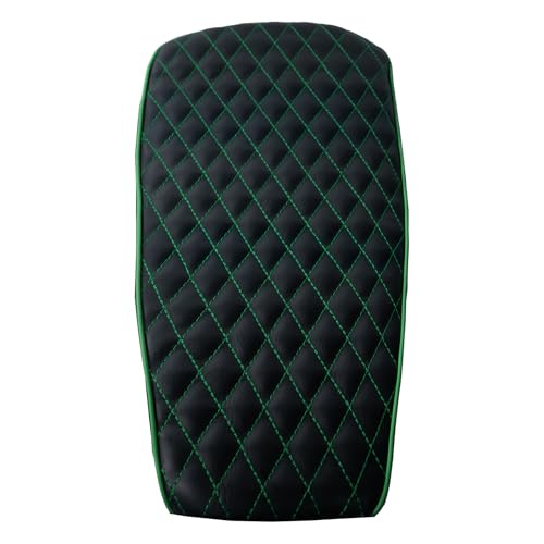 JMCHstore Green Diamond Stitch Retro Upgraded 17'' Seat Cover for Coleman BT200X Mini Bike 196cc, Hisun 200-7 for Viper 200cc Trail Bike Cushion Replacement Parts - color: Green