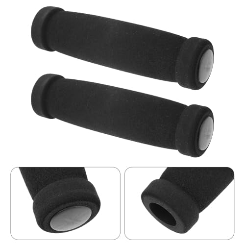 Alipis Mountain Bike Handlebar Grips Bicycle Handlebar Sleeves Nbr Rubber Foam 4pcs Set Non-Slip Protector for Cycling Fitness and Motorcycle Use