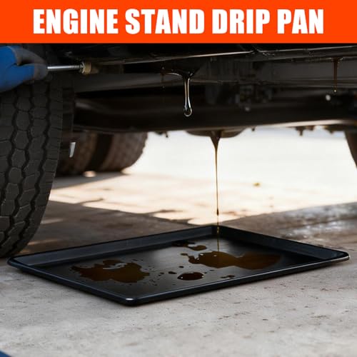 3 Pack Oil Drip Pan for Under Car(35.4 x 24 x 1.6 Inch) Flexible Oil Trays with Felt Mat, Large Leak-Proof Drip Pan for Car Oil Changes, Engine Maintenance, Pet Cleaning, and Home Appliance Repair