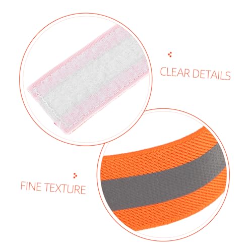 Abaodam 4Pcs High Visibility Reflective Bands for Legs and Arms Adjustable Night Safety Gear for Cycling Running and Walking Lightweight Reflective Belt Bands for Enhanced Visibility
