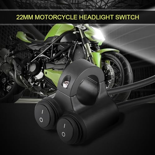 Motorcycle On/Off, Motorcycle Handlebar 22Mm Handlebar Control, Motorcycle Switchgear for Headlight, Brake, Fog Lights, and Horn (Model B) - size: Model B