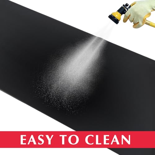 Drydiet Motorcycle Mat Garage Floor Rug Washable Parking Mats for Garage Floors Non Slip Oil Absorbent Pad Rubber Backing Layer Protects Floor(America Style,78 x 31 Inch) - size: 78 X 31 Inch, style: America Style