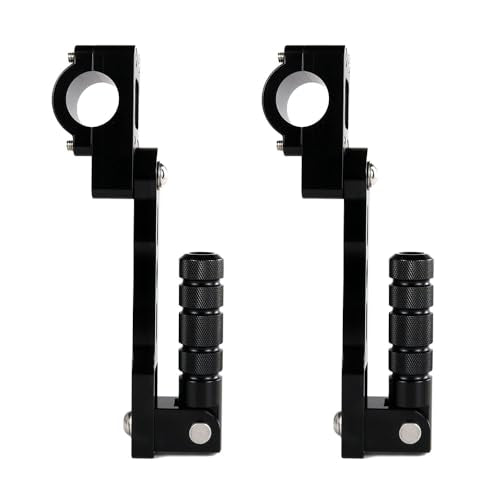 Xitomer 22-28mm Highway Peg Mounts Adjustable Footpeg Kit Long Angled, Rider Adjustable Highway Peg Mount Kit Engine Guards Crash Bars Footrest Mounting Brackets Arms - size: 165mm