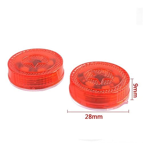 Surakey Portable LED Emergency Strobe Lights 2Pcs LED Strobe Lights Bar Roadside Wireless Battery Beacon 5Leds Mini Roof Top Warning Light with Magnetic for Trucks/Trailer/Vehicle (Yellow)