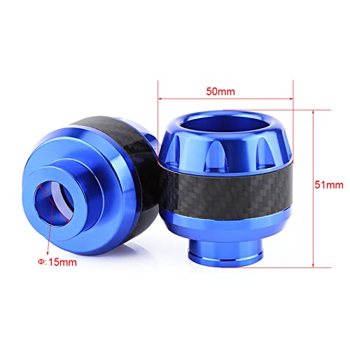 Motorcycle Frame Sliders,front axle sliders,aluminum frame sliders,electric scooter sliders,crash bobbins,motorcycle axle slider,clash 200 efi scooter rear frame sliders,front(Blue) - color: Blue