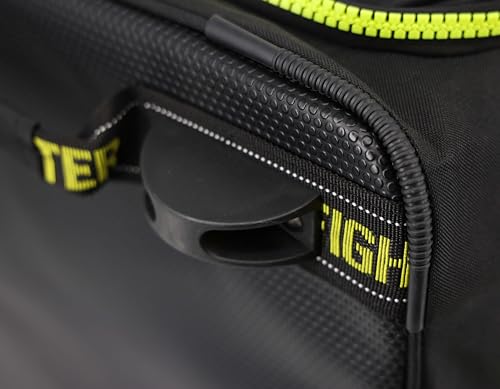 Lightning X Premium Rolling Firefighter Turnout Bunker Gear Bag w/Wheels, Retractable Handle, Fully Molded 3 Colors - color: Black