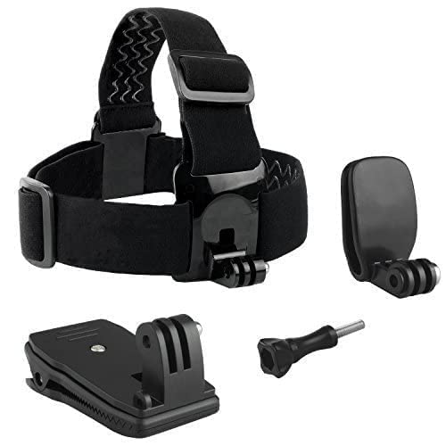 CamKix Head & Backpack Mount Bundle Compatible with GoPro Hero 13, 12,11, 10, 9, 8,7, 6, 5, Black, Session, Hero 4, Black, Silver, Hero+ LCD, 3+, 3, DJI Osmo Action - color: Head and Backpack Mount Bundle