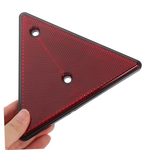 OUNONA 2pcs Reflective Triangle Warning Signs for Cars Roadside Safety Reflectors Enhanced Visibility Emergency Signs for Slow Moving Vehicles Sturdy and