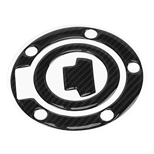 Carbon Fiber Motorcycle Tank Sticker Decals, Black, Weatherproof, for Yamaha YZF-R1 R6 FZ1 FZ6 FZ1000 FJR1300