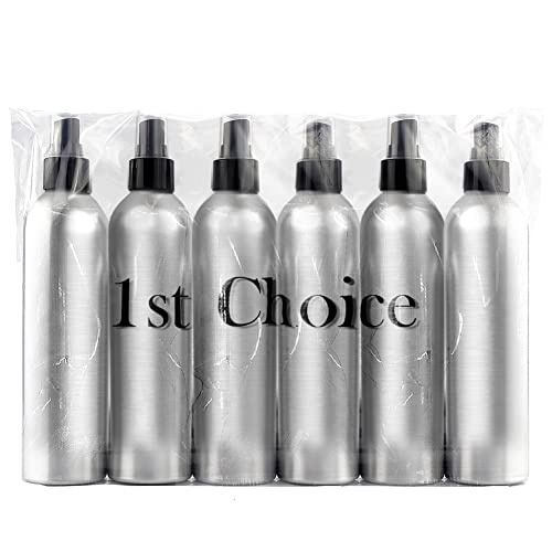 1st Choice 4oz Bullet-style Aluminum Fine Mist Spray / Atomizer Bottles: 6-pack