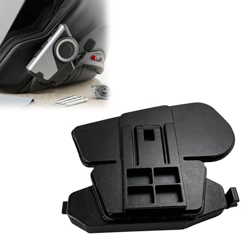 Helmet Mount Compatible with Sena 60S Compatible with Nexx WED 3 WST 3, Bluetooth Headset Adapter, Snap On Communication Clip
