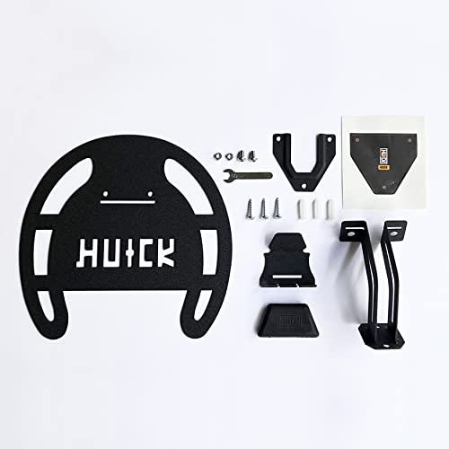 HUCK Helmet Dryer Helmet Holder Display Stand Wall Mount Hanger Rack with Ventilation Fan for Motorbike Helmets, Racing Suit, Gloves (Ventilated, USB Connector, Black)