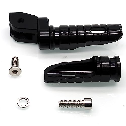MZS Motorcycle Foot Pegs, Front Double Roating Rider Footpegs Compatible with Monster 696 to 1200 Models/Scrambler 400 800 1100 / Multistrada 950 1200 1260 / Hypermotard 821 950 / Hyperstrada 821 - size: Monster/Scrambler/Multistrada/Hypermotard