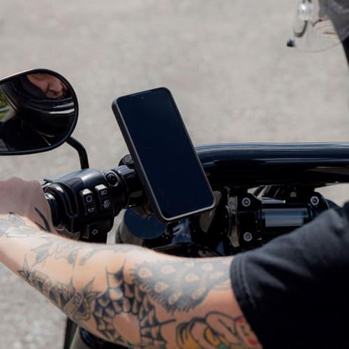 Quad Lock Motorcycle Handlebar Mount PRO - Large for iPhone, Samsung Galaxy and Pixel Smartphone - size: Handlebar PRO - Large