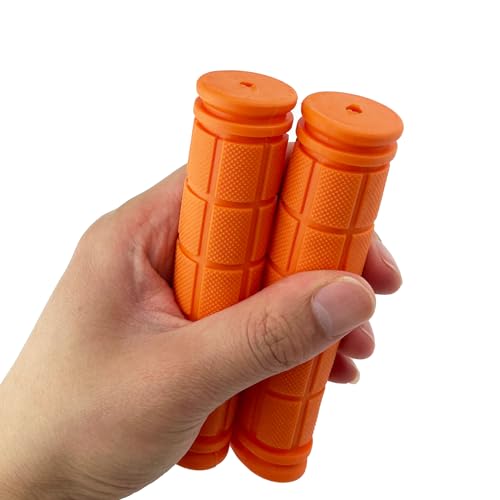 2 Pairs Bike Handlebar Grips for Bikes - color: Orange