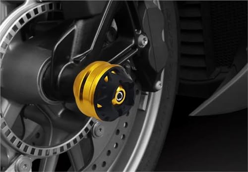 MT-07 MT07 2015-2022 2023 2024 Motorcycle Accessories Front Rear Fork Slider Axle Crash Wheel Protector(Rear Black8) - size: Rear Black8