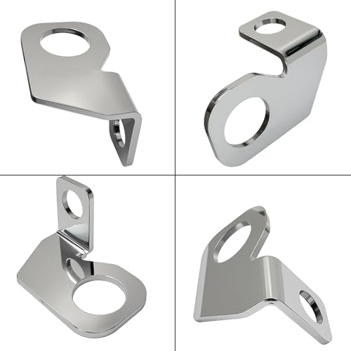 2 PCS Safety Flag Whip Rear Axle Mounting Bracket Fit for Motorcycle, Dirt Bike, Motocross, Off-Road, Dune Flag, 22.5mm Mounting Diameter