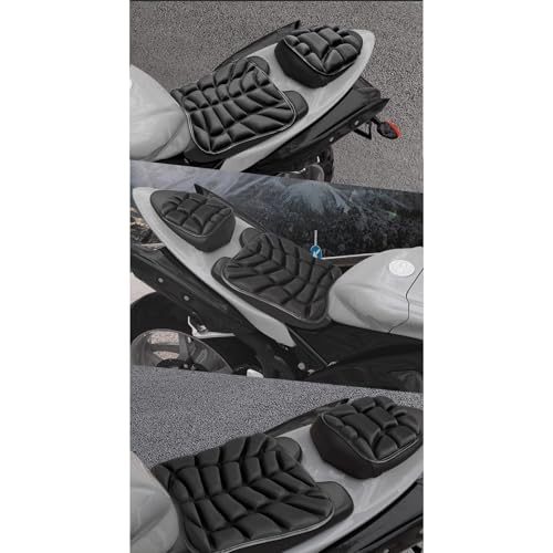 Motorcycle Seat Cushion for Kawasaki KLR 650 1987-2024, Anti-Vibration & Breathable Pressure Relief Seat Pad Comfortable Motorbike Seat Cushion Long Ride Relief