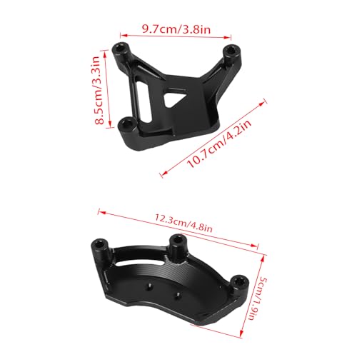 Engine Case Side Cover Guard Protector Replacement for Suzuki V-Strom 800 DE GSX-8S GSX8S GSX 8S 2023 2024 2025 Aluminum Engine Stator Frame Slider Crash Pad Protective Accessories Black