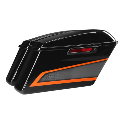 HR3 APEX Hard Saddlebags Compatible with 2022 Street Glide Special FLHXS Road Glide Special FLTRXS Road Glide Limited FLTRK 2022 Ultra Limited FLHTK Fit for 2014-2023 Harley Touring Models - color: APEX