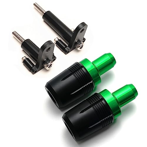 CNC Motorcycle Frame Sliders Crash Pad Falling Protection Compatible with Ninja 500 2025 Z500 SE Ninja 400 Ninja400 Z400 Z 400 2018-2023 2024 - color: CNC Green