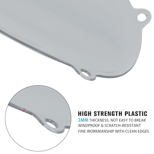 Motorcycle Windscreen Windshield Replacement for Suzuki GSXR600 GSXR750 GSXR 600 GSXR 750 2011-2025 GSX-R600Z GSX-R750Z 2022 2023 2024 2025 PC Windscreen Double Bubble (Black) - color: black