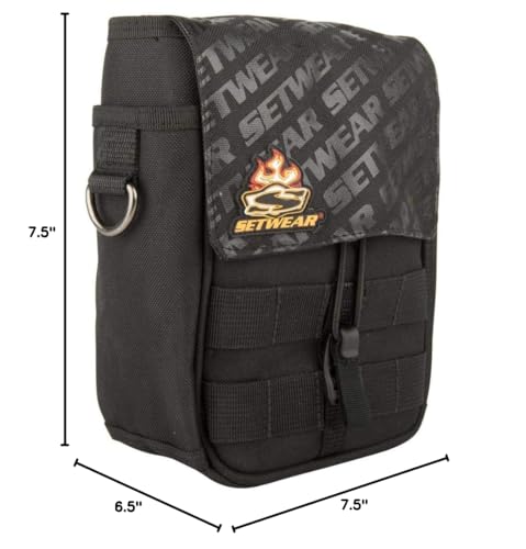 SetWear Tool Pouch (7.5"H x 6.5"W) - Black