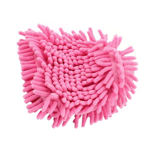 uxcell Car Cleaning Washing Microfiber Mitten Glove Pink