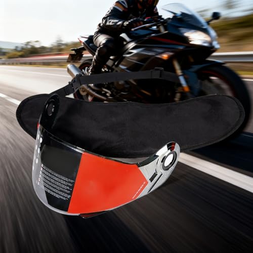 Strong Oxford Fabric Motorcycle Helmets Visors Storage Bag Organizers for Face Shielding & Lens Defense