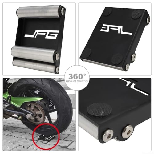 Professional Grade Motorcycle Wheel Cleaning Roller Stand Built to Simplify Your Bike Maintenance Routine (Style A)