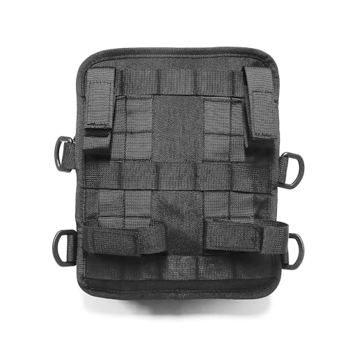 MZS Motorcycle Handlebar Bag, 6.5L Motorcycle Sissy Bar Bag Tool Pouch Saddle Bag, Universal Front Fork Storage Accessory Handle Molle Side Bags fit Cruiser Street Adventure Dirt Bikes Ebike Scooter - size: 6.5L