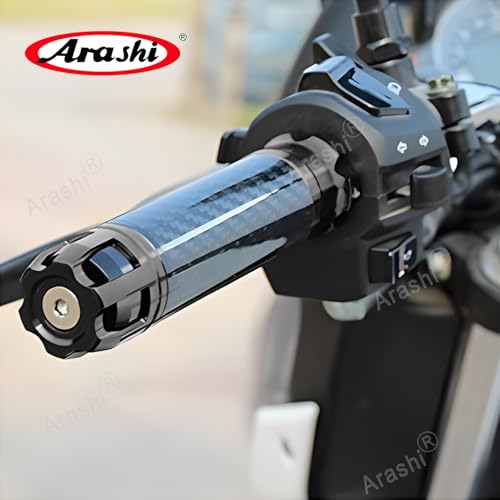 Arashi Motorcycle Universal Handlebar Handle Bar Grips Handgrips Hand Grips 7/8" 22mm for Honda Suzuki BMW Yamaha Kawasaki Ducati All Sport Bikes Red 1098 1098S 1198 1198S Panigale 1200