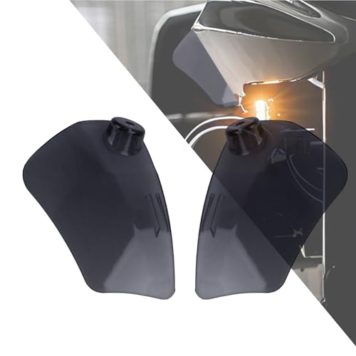 Motorcycle ST Headlight Fairing Air Deflector Side Wing Windshield Kit Fit for Harley Softail Low Rider ST 2022-up (Black) - color: Black