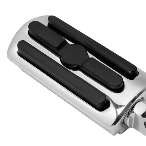 TCMT 10mm Highway Foot Pegs Footrest Chrome Fits For Harley Davidson Touring Softail Dyna