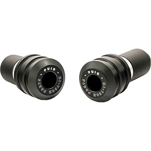Puig Vintage Frame Sliders (Black) for 16-19 Triumph S-TWIN900
