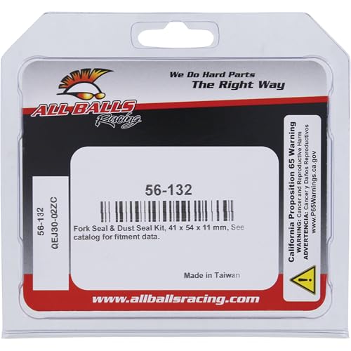 All Balls Racing 56-132 Fork & Dust Seal Kit Compatible with/Replacement for Buell, Honda, Suzuki, Yamaha