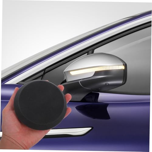 VILLCASE 2pcs Angled Edge Waxed Canvas Sponges Paint Applicator Pads for Car Boat and Motorcycle Polishing