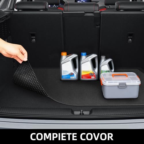 AiBOB Garage Floor Mat, 60 X 40 inches, Oil Spill Mat Under Car, Waterproof Backing Absorbent Pad Protects Floor, Durable, Reusable, Black - size: 60'' X 40''
