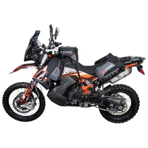 Tusk Excursion Rackless Luggage System Base Standard Heat Shield Black/Tan For BMW F900GS Adventure 2024