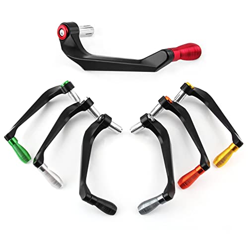 Lever Hand Guard for Y-AMAHA YZF-R1 YZFR1 2000-2023 2022 2021 2020 2019 Motorcycle Universal 7/8" 22mm Handlebar Grips Guard Brake Clutch Levers Handle Bar Guard Protector(Gray) - color: Gray
